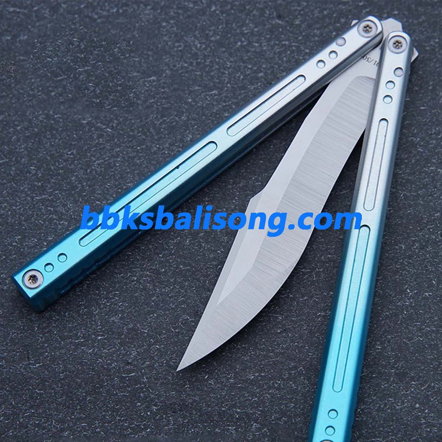 Asgard Blue Sky Original Balisong 7075 Aluminum Bushings System