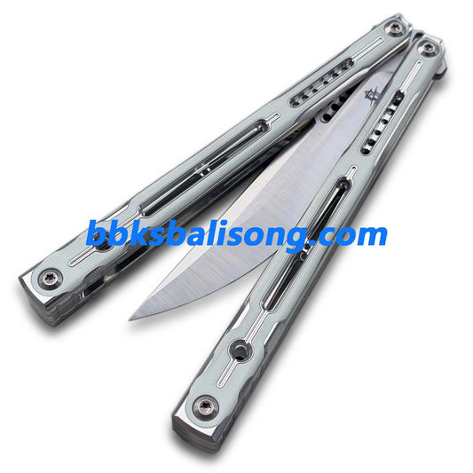Asgard×Log Lyra V2 Balisong G10+Aluminum Sandwich Handle