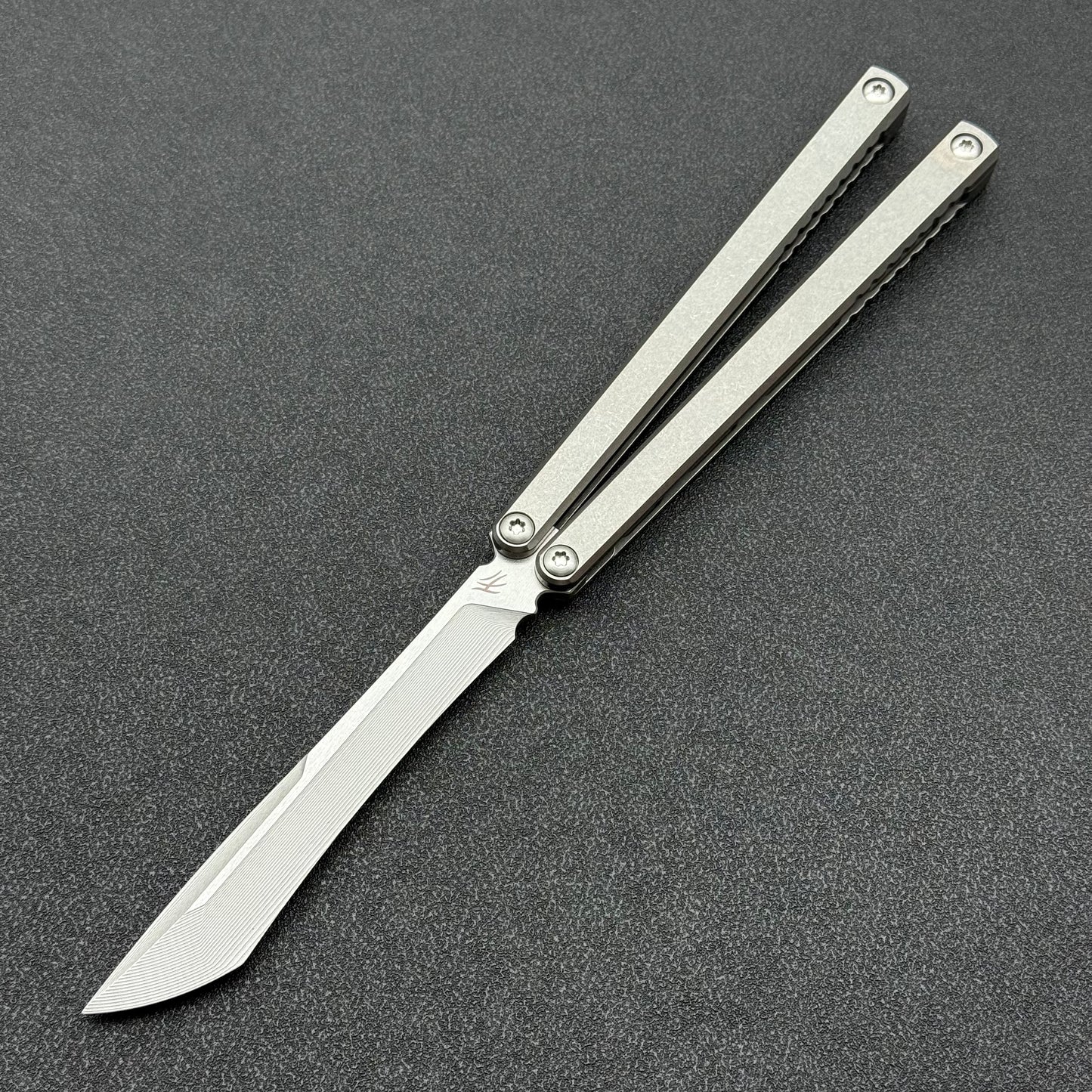 Baliplus Gaboon Balisong Clone Titanium Handle
