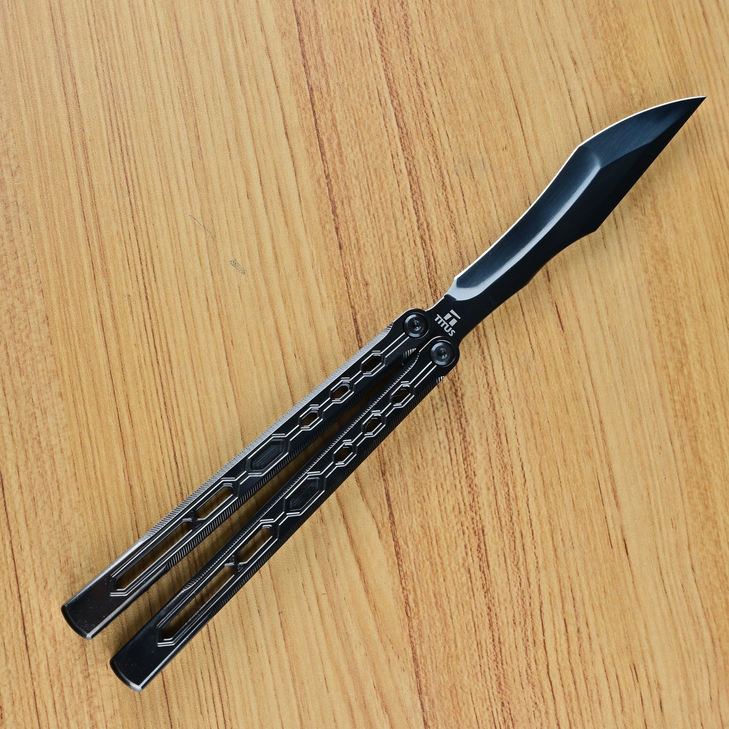 Titus Echo Original Balisong Titanium Handle