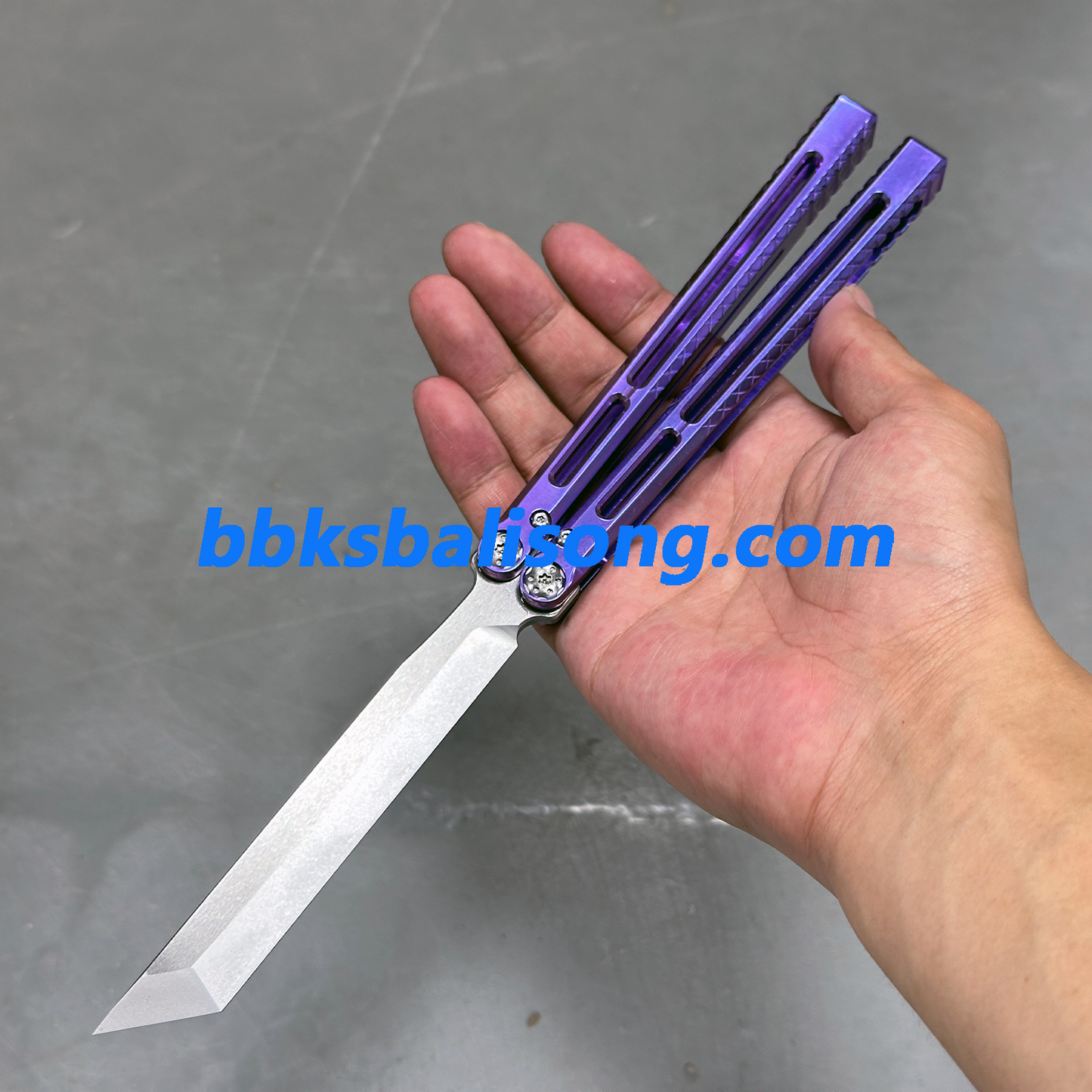 BaliX Telesto Clone Balisong Titanium Handle