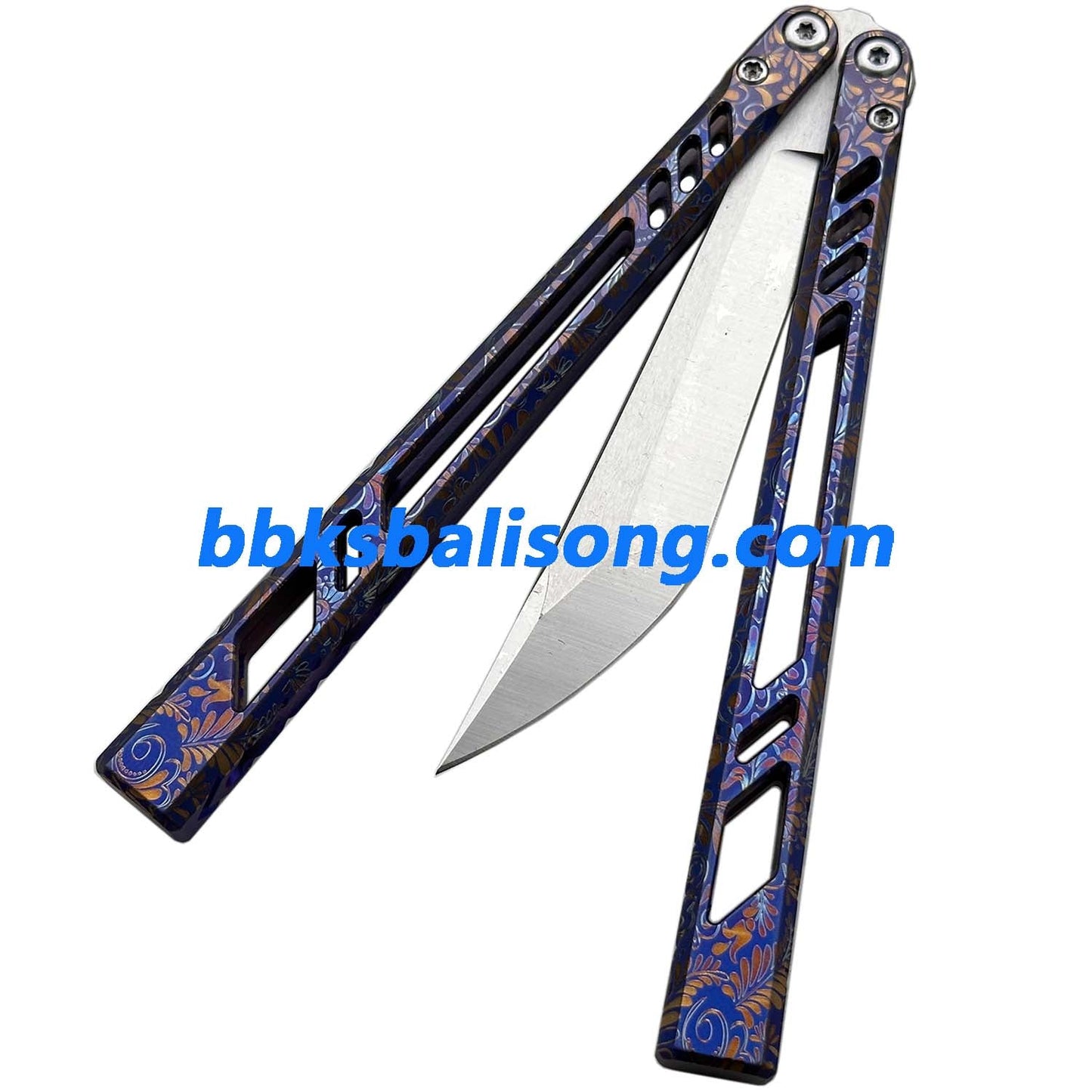 BaliX Ti BB (Titanium Barebones) Balisong Clone Titanium Handle Bushing System