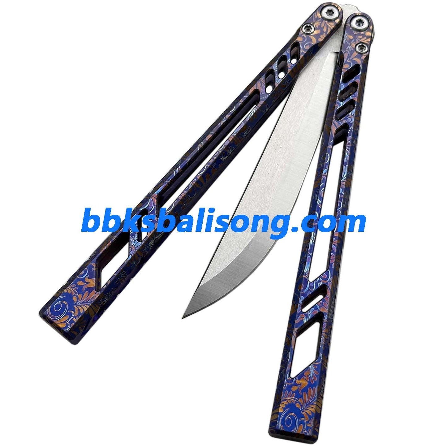 BaliX Ti BB (Titanium Barebones) Balisong Clone Titanium Handle Bushing System