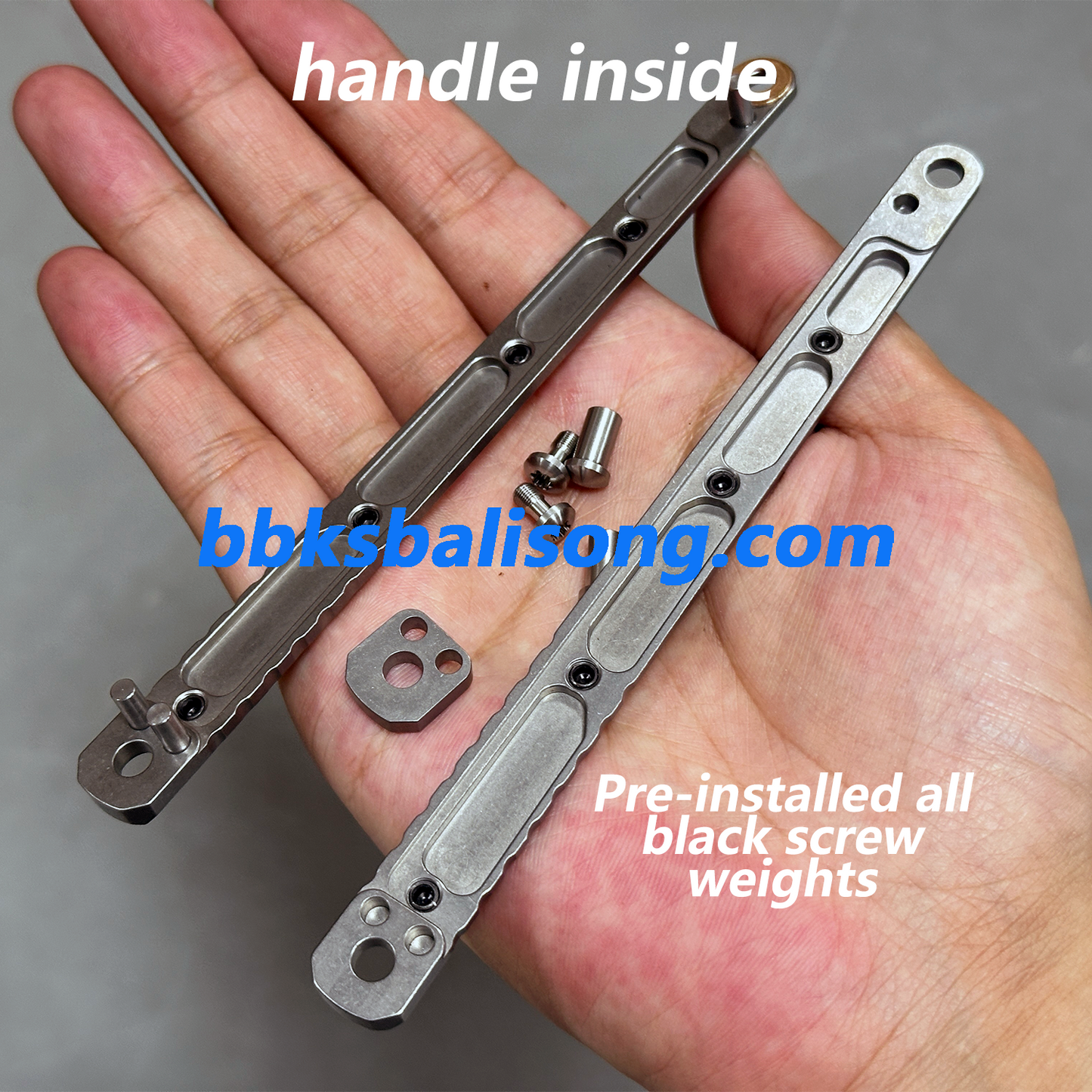 Baliplus Gaboon Balisong Clone Titanium Handle