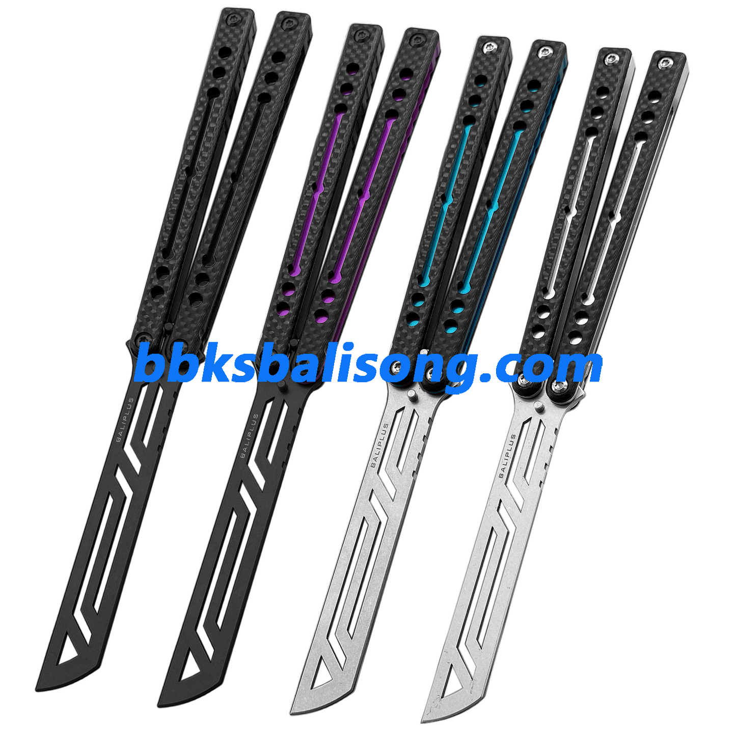 Baliplus Nautilus V2 Balisong Clone G10+7075 Aluminum Handle