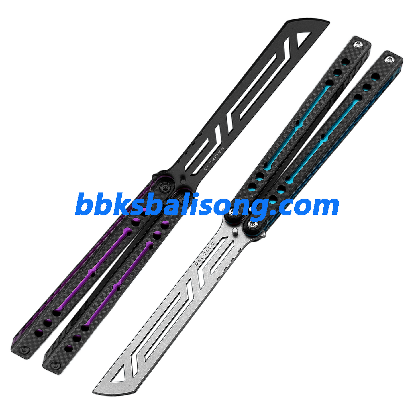 Baliplus Nautilus V2 Balisong Clone G10+7075 Aluminum Handle