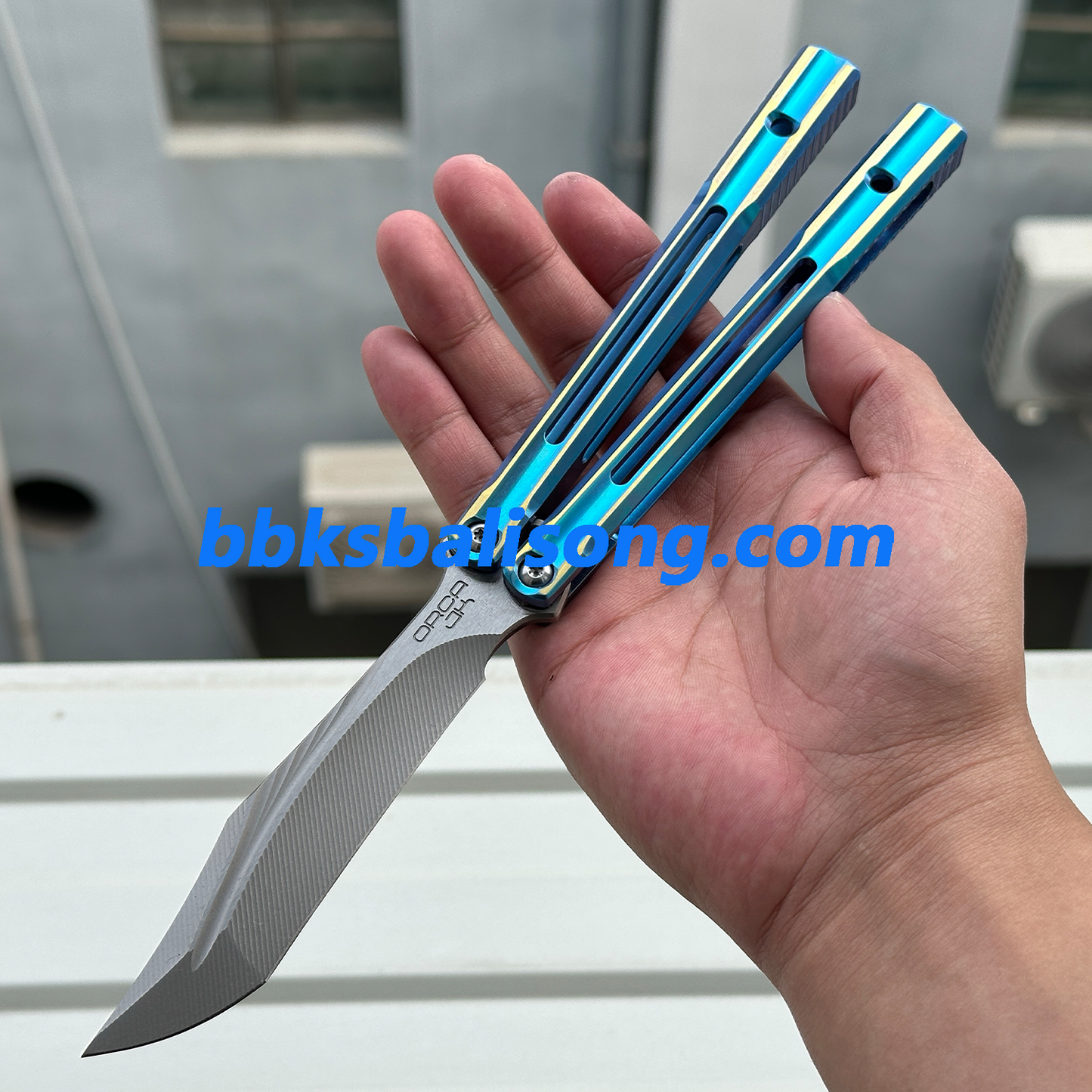 Baliplus Orca V2 Balisong Clone Titanium Handle Bushings System