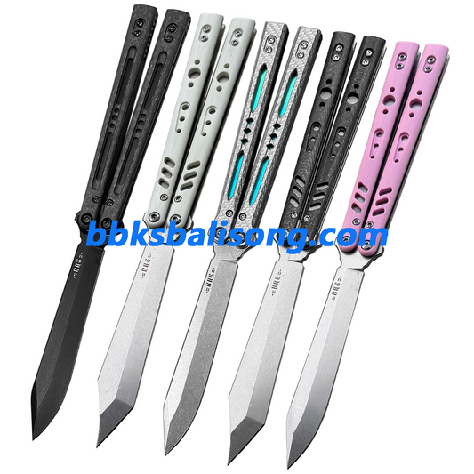 Baliplus Replicant (REP) Live Blade Balisong Clone G10+Titanium Handle