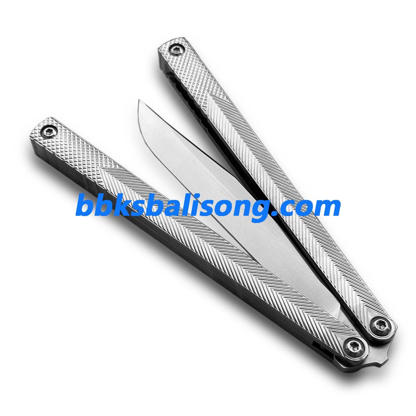Baliplus Serif Balisong Clone Titanium Handle Bushings System