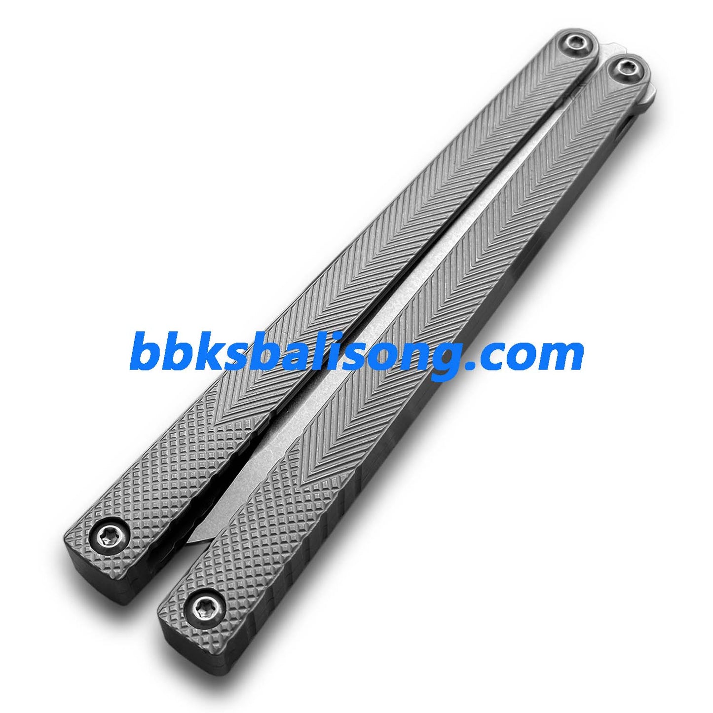 Baliplus Serif Balisong Clone Titanium Handle Bushings System