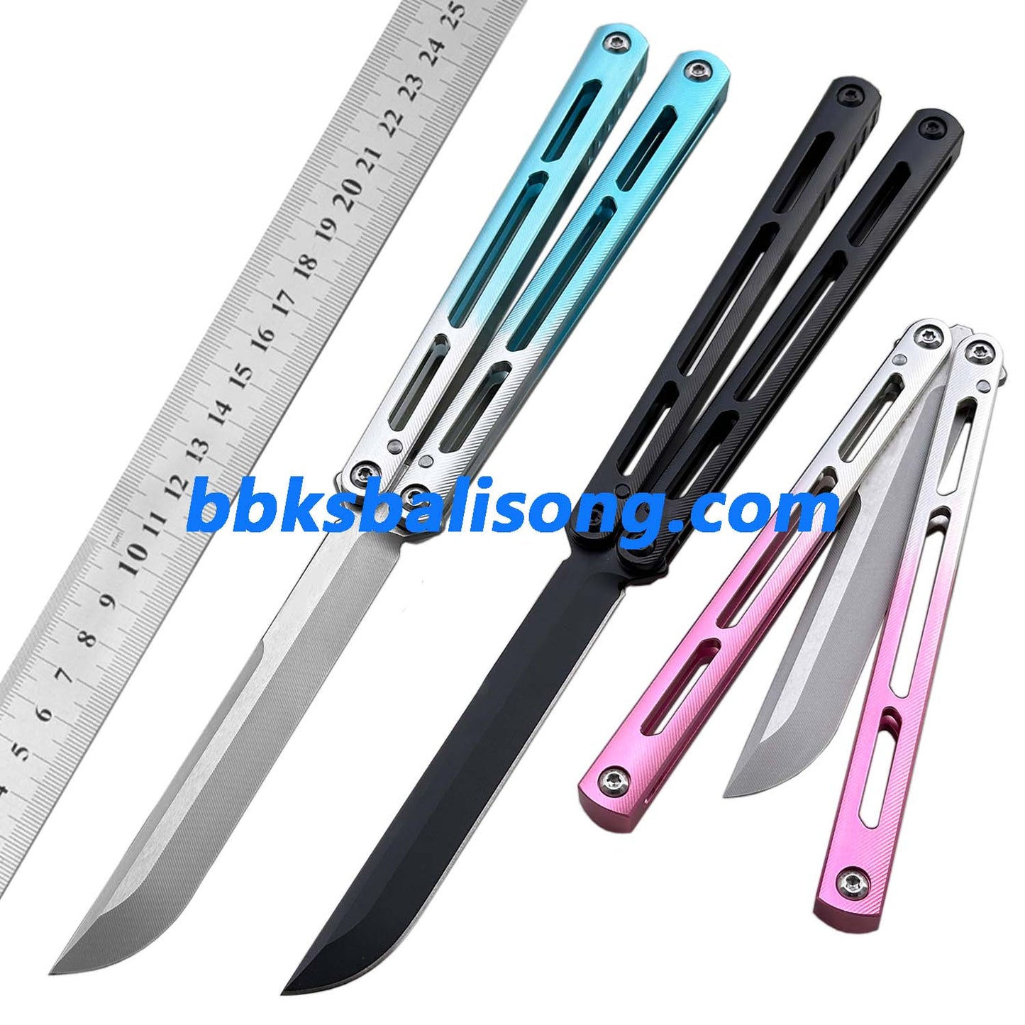 Baliplus Tsunami V4 Balisong Clone 7075 Aluminum Handle