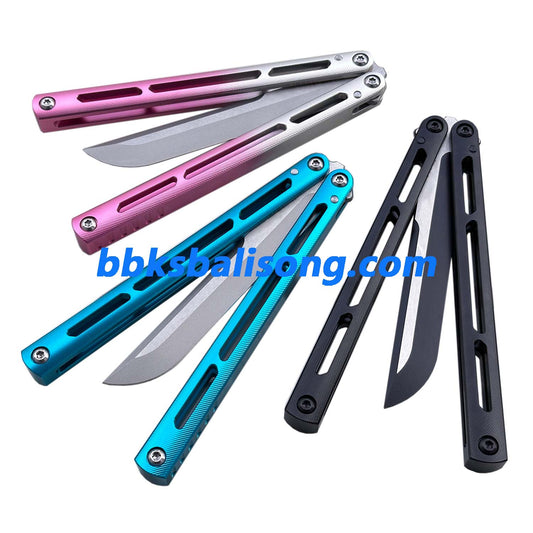 Baliplus Tsunami V4 Balisong Clone 7075 Aluminum Handle