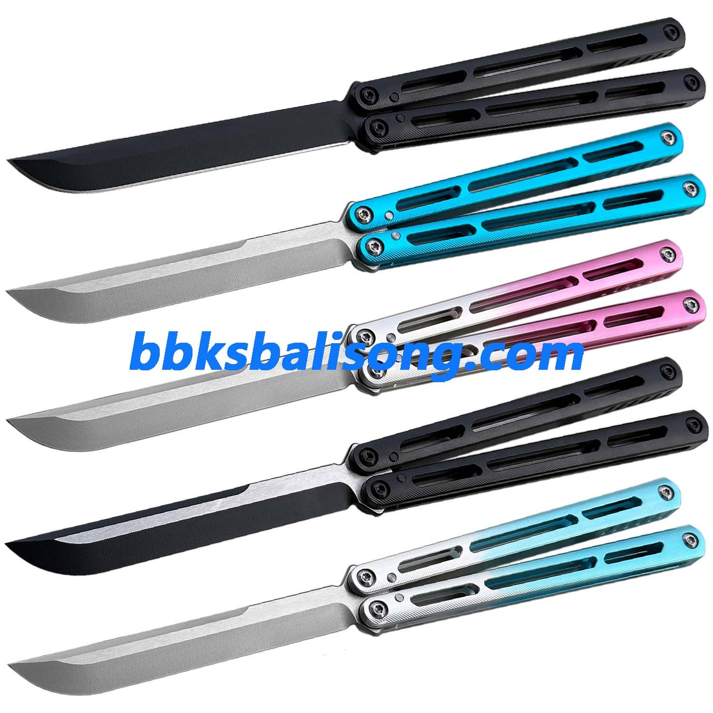 Baliplus Tsunami V4 Balisong Clone 7075 Aluminum Handle