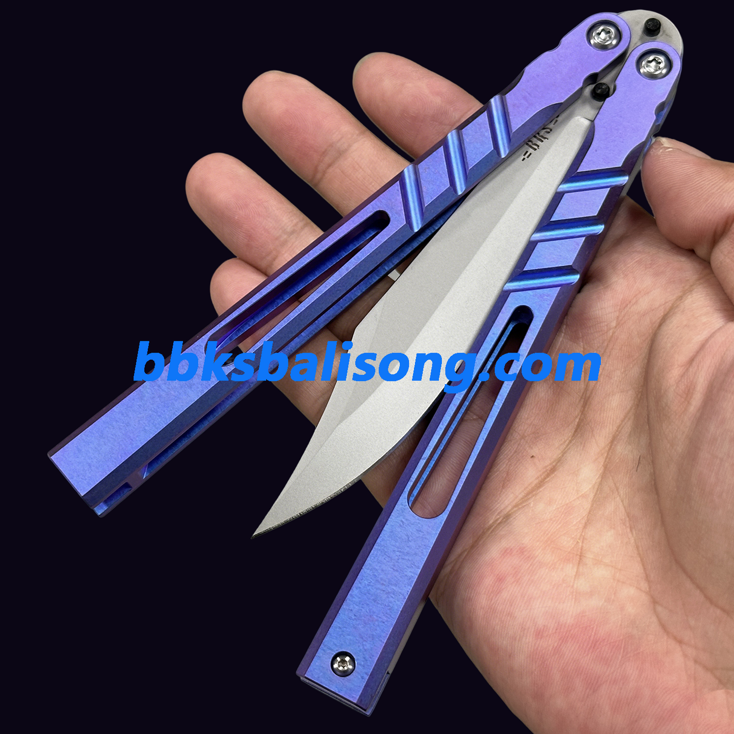 Baliplus BRS CHAB Channel Alpha Beast Latchless or Latch Balisong Clone