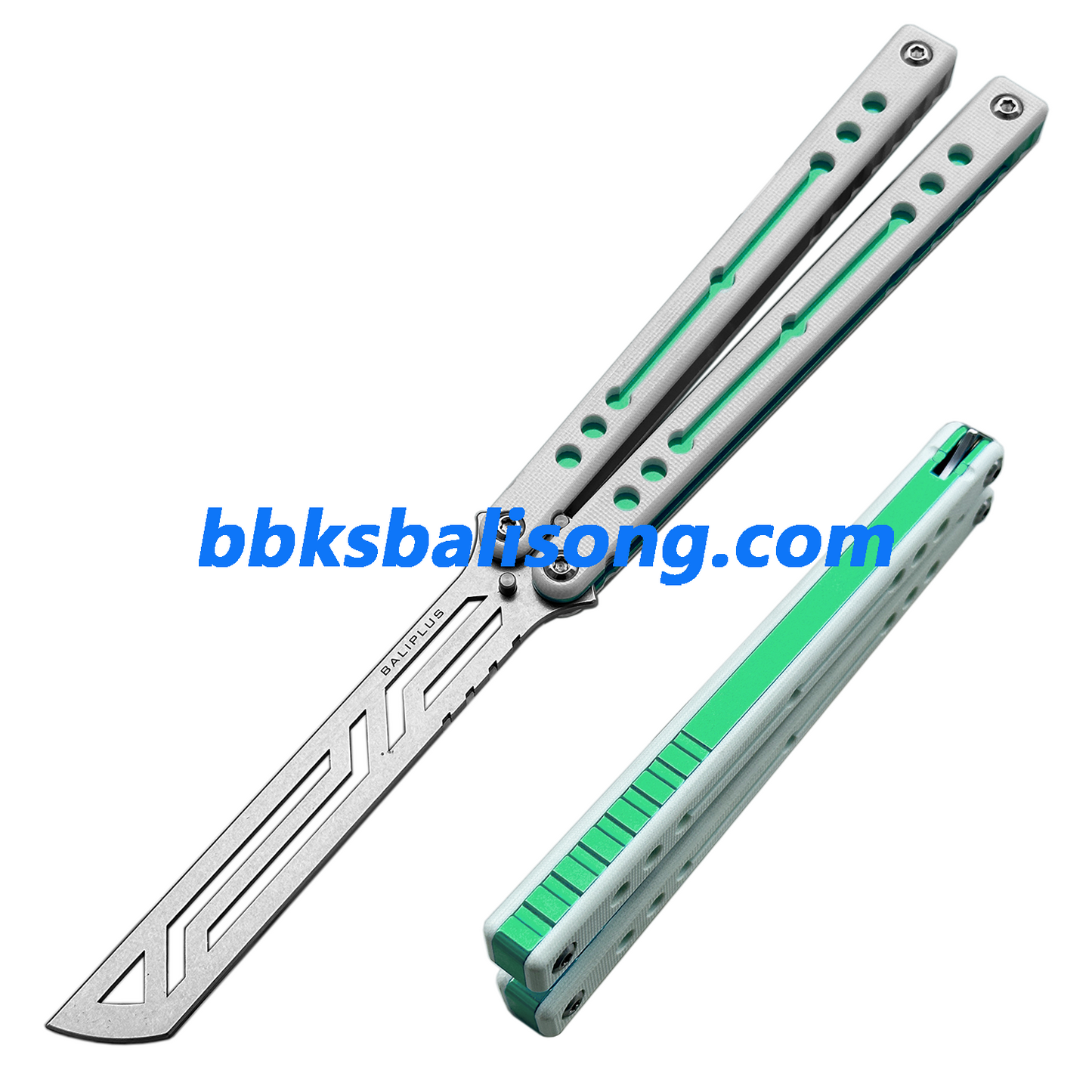 Baliplus Nautilus V2 Balisong Clone G10+7075 Aluminum Handle