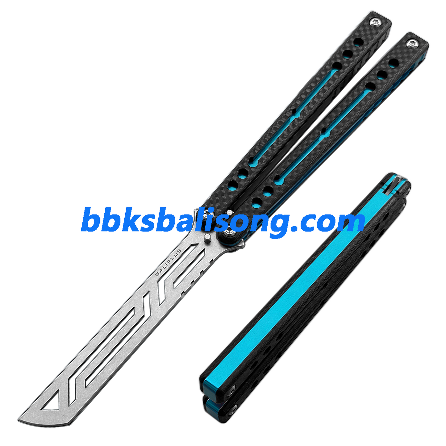 Baliplus Nautilus V2 Balisong Clone G10+7075 Aluminum Handle