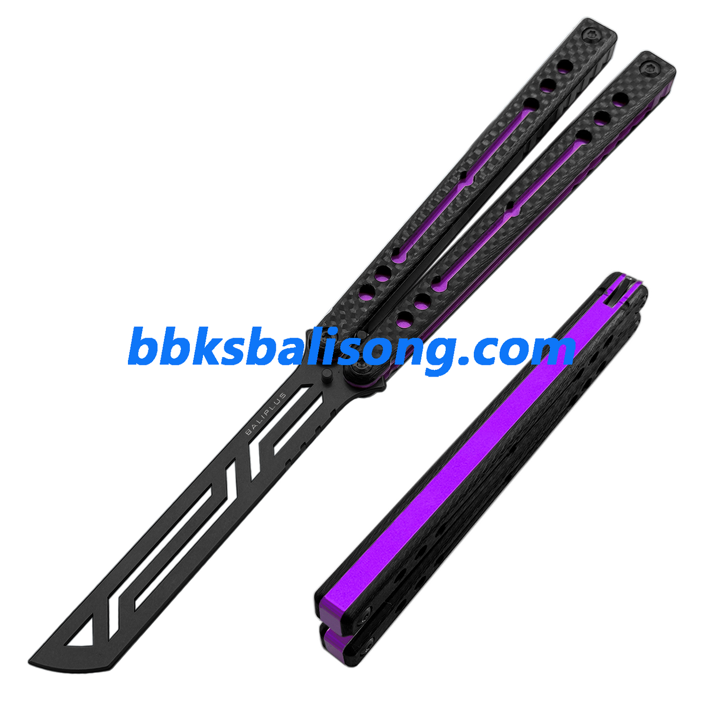 Baliplus Nautilus V2 Balisong Clone G10+7075 Aluminum Handle