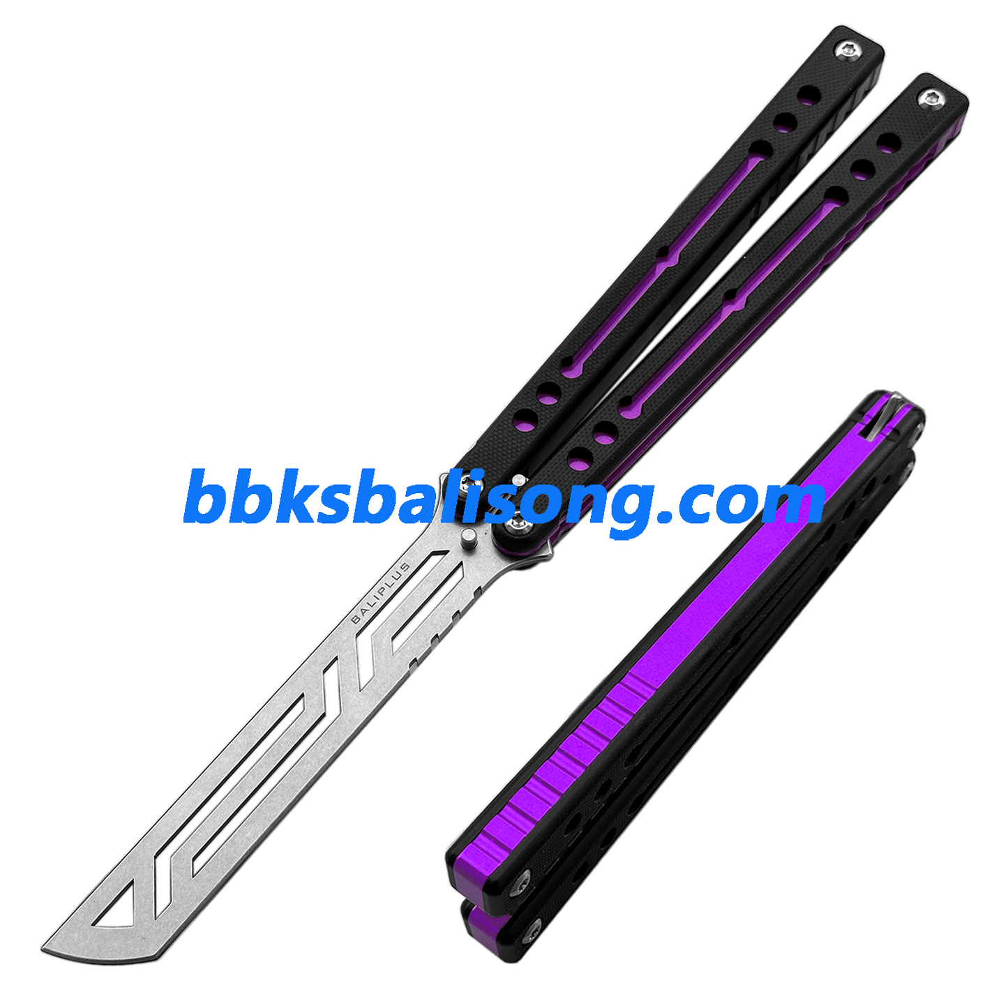 Baliplus Nautilus V2 Balisong Clone G10+7075 Aluminum Handle