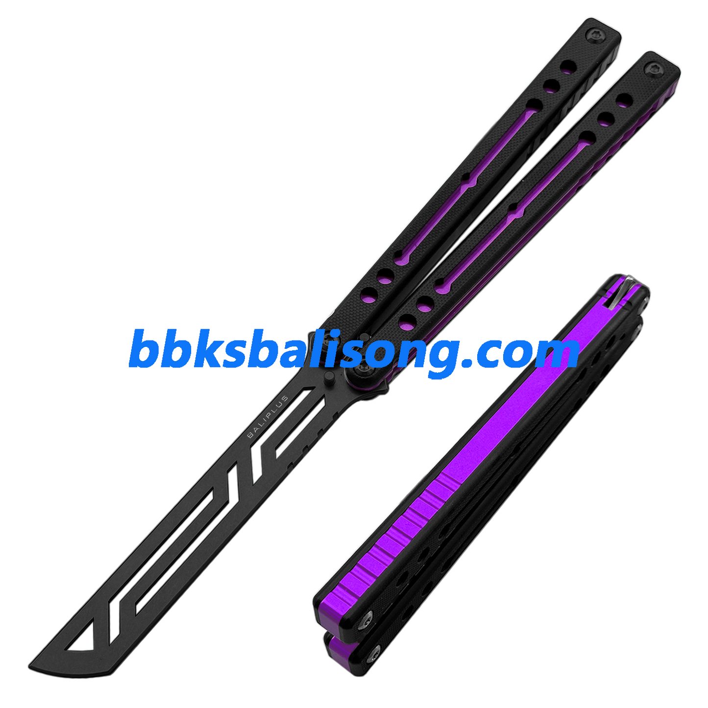 Baliplus Nautilus V2 Balisong Clone G10+7075 Aluminum Handle