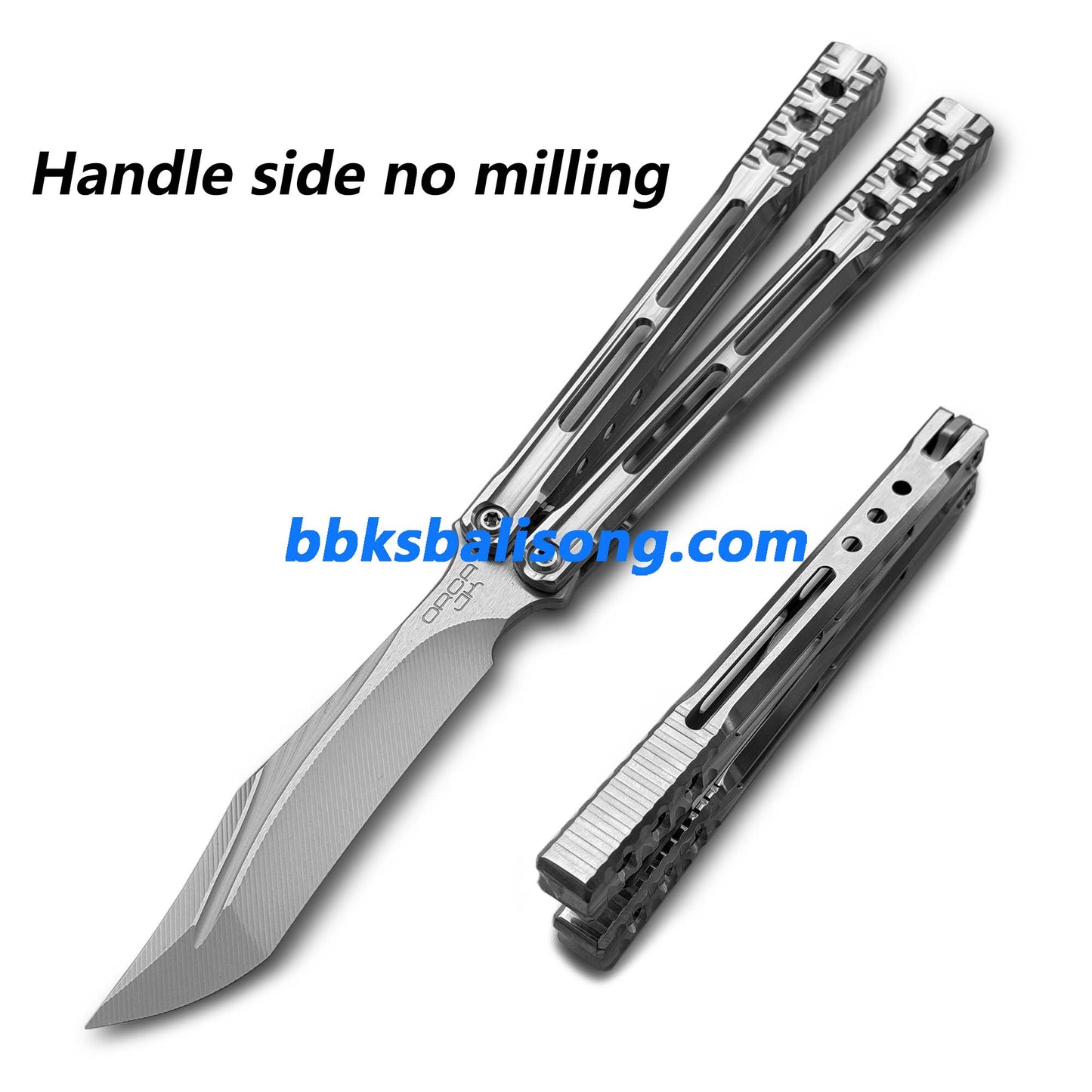 Baliplus Orca V1.5 Balisong Clone Titanium Handle Bushings System