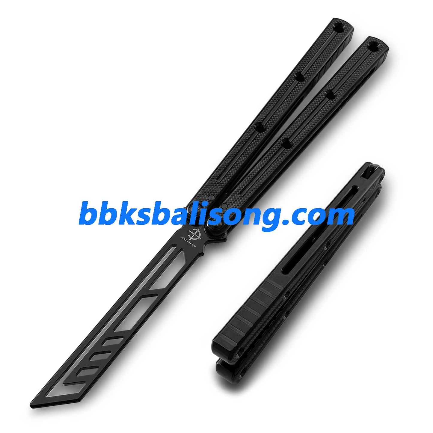 Baliplus Speed Channel Krake Raken (Kraken) V3 Balisong Trainer Clone Glossy Handle