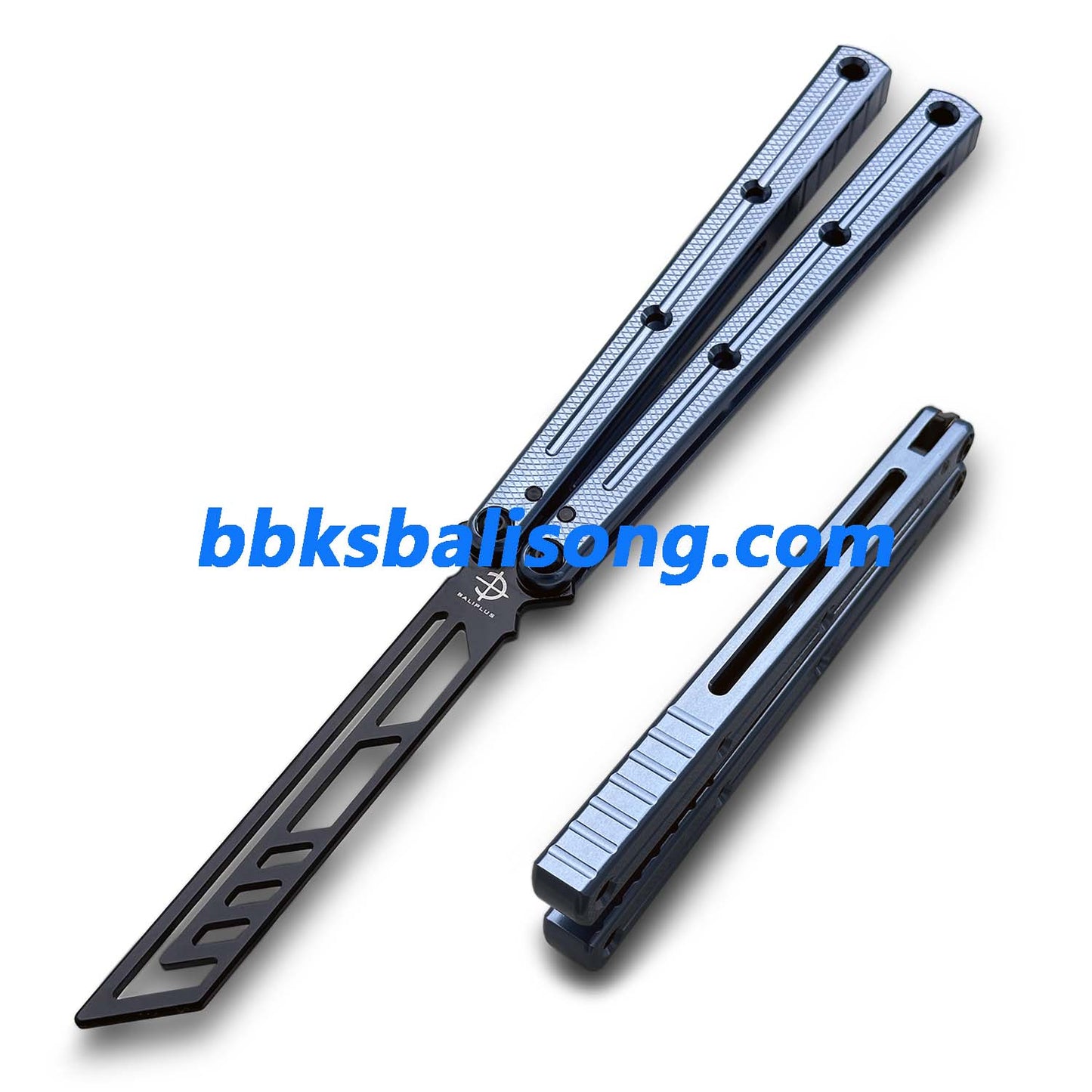 Baliplus Speed Channel Krake Raken (Kraken) V3 Balisong Trainer Clone Glossy Handle