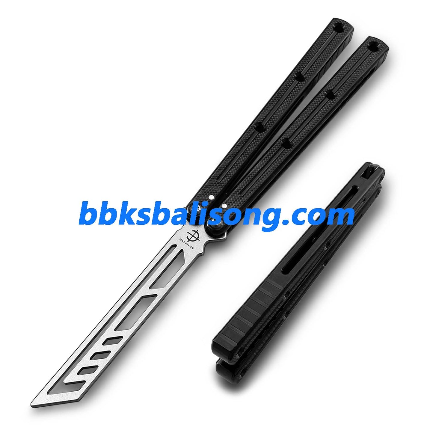 Baliplus Speed Channel Krake Raken (Kraken) V3 Balisong Trainer Clone Glossy Handle