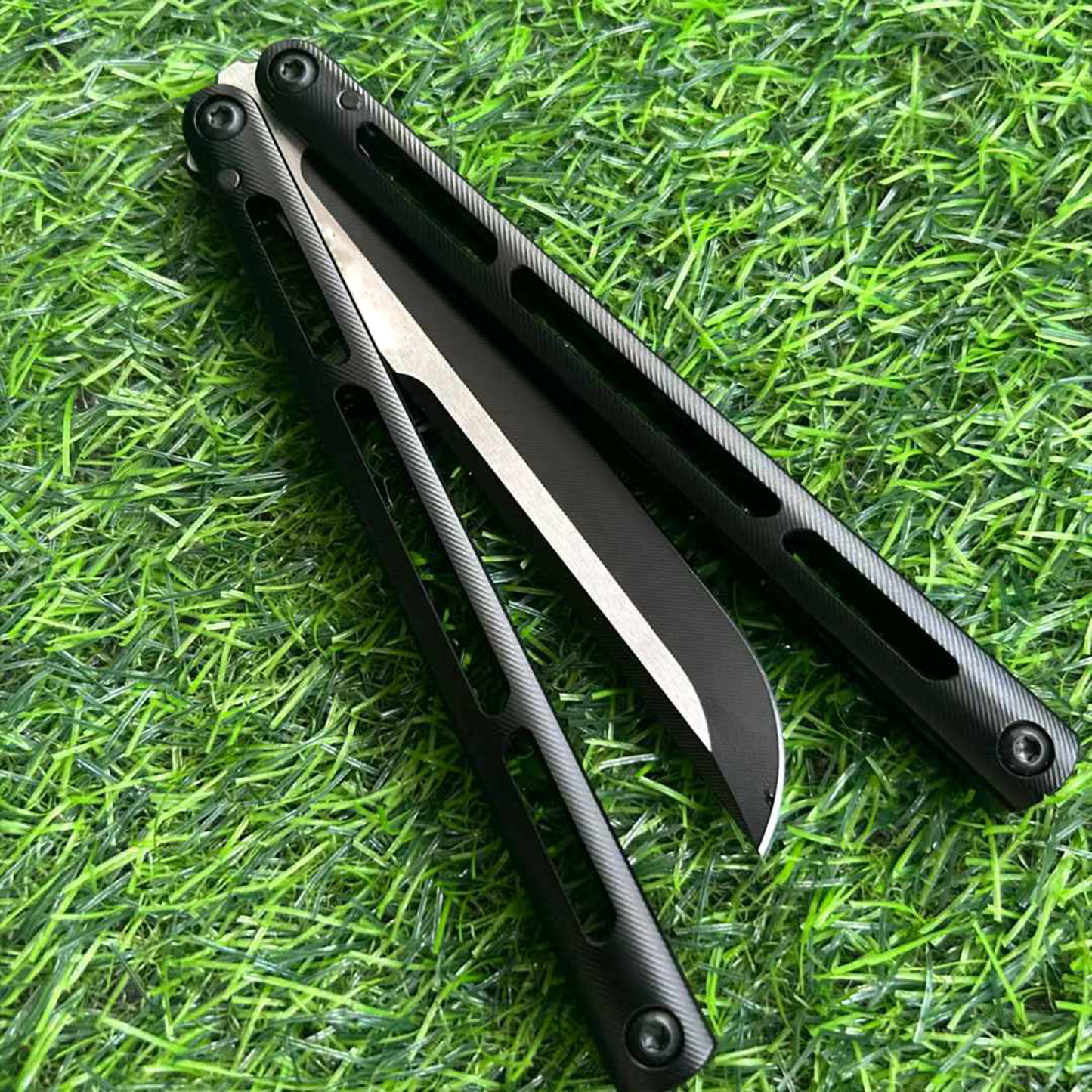 Baliplus Tsunami V4 Balisong Clone 7075 Aluminum Handle