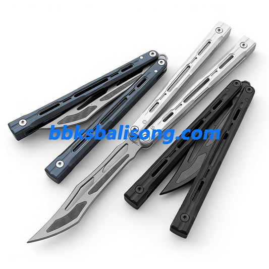 Banshu 8803 Original Balisong Trainer 7075 Aluminum Handle