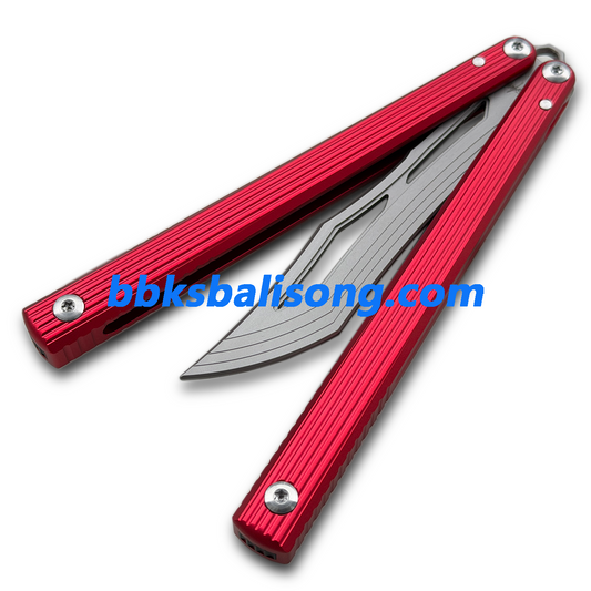 Banshu 8804 Balisong 6063 Aluminum Handle Bushings System