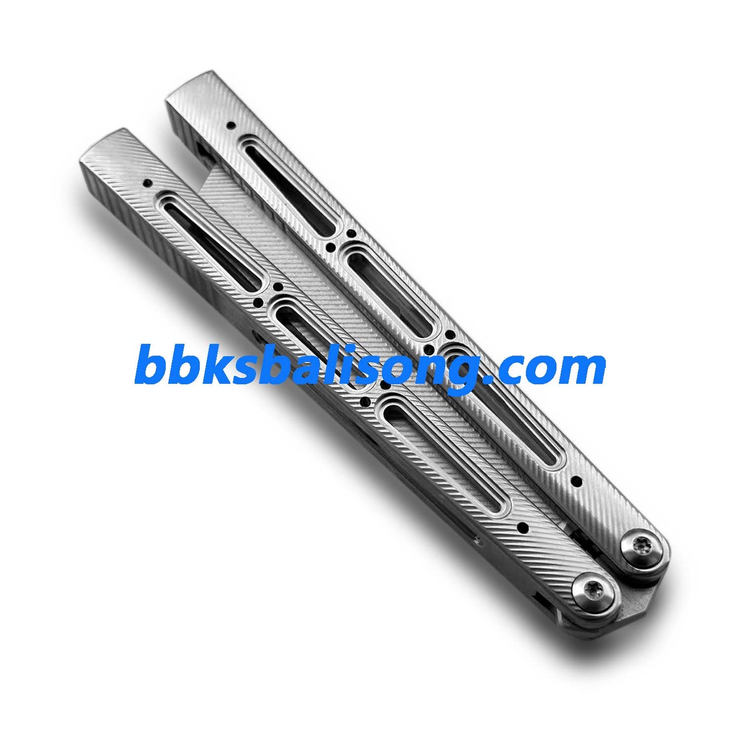 Banshu Chioni Balisong Clone Titanium Handle False Edge