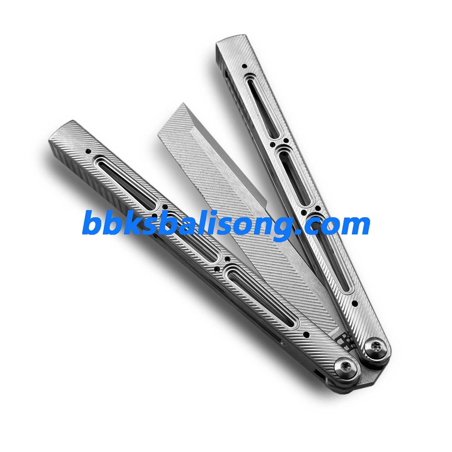 Banshu Chioni Balisong Clone Titanium Handle False Edge
