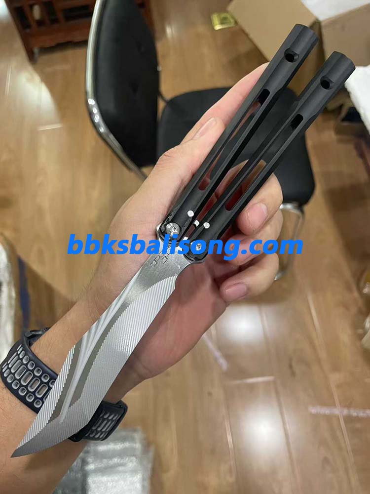 Banshu Orca V2 Balisong Clone 7075 Aluminum Handle