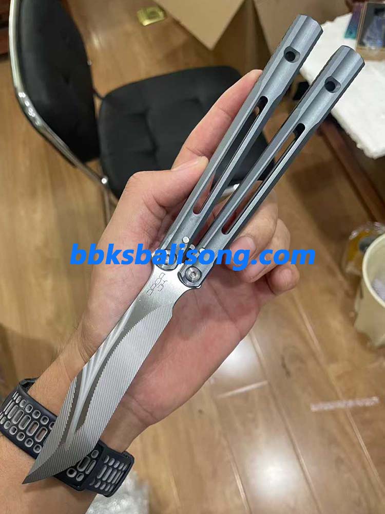 Banshu Orca V2 Balisong Clone 7075 Aluminum Handle