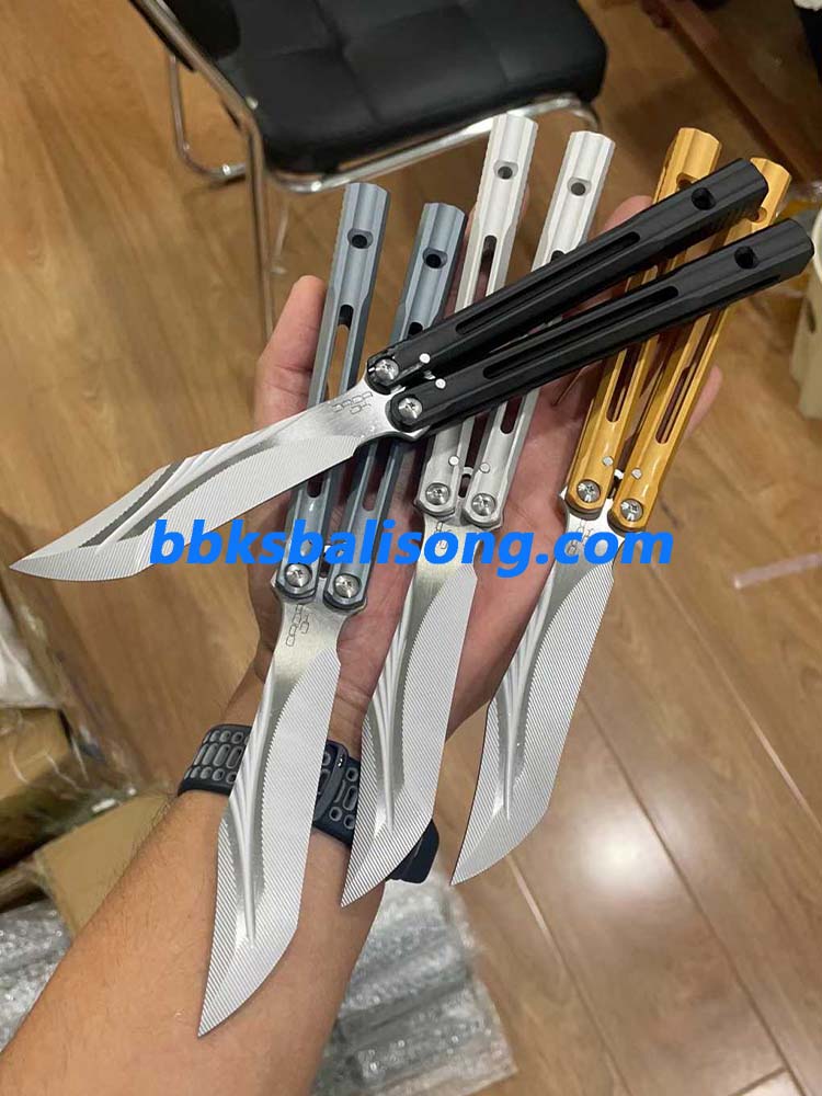 Banshu Orca V2 Balisong Clone 7075 Aluminum Handle