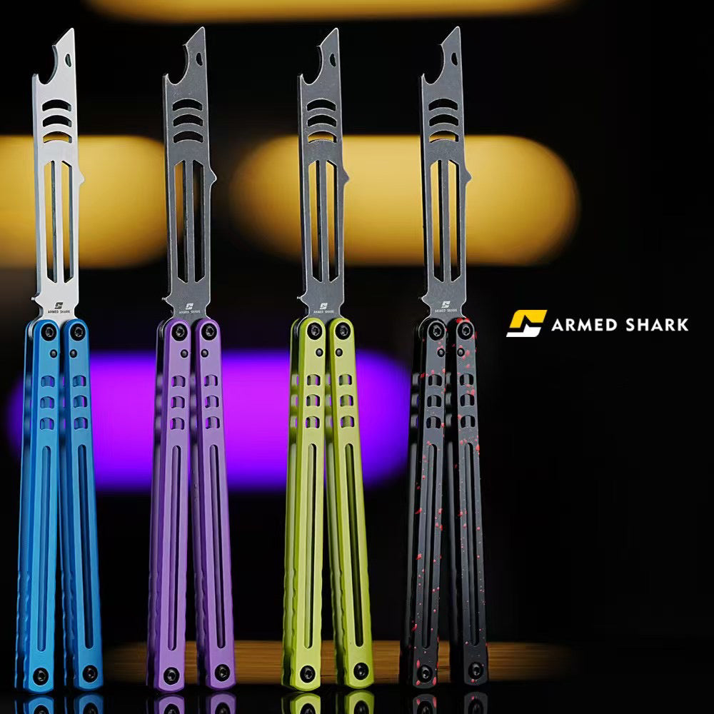 ARMED SHARK Steel Madko Balisong Clone