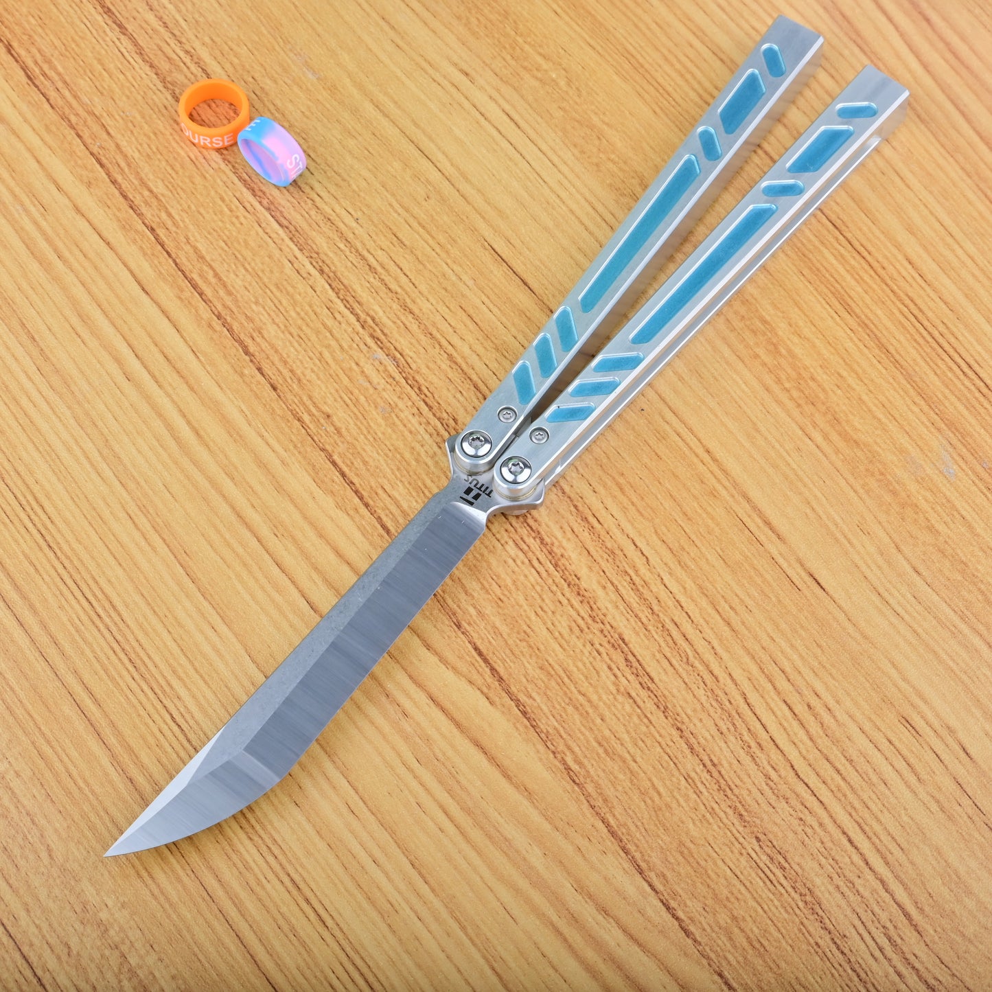Titus Barebones Balisong Clone 7075 Aluminum Bushings System
