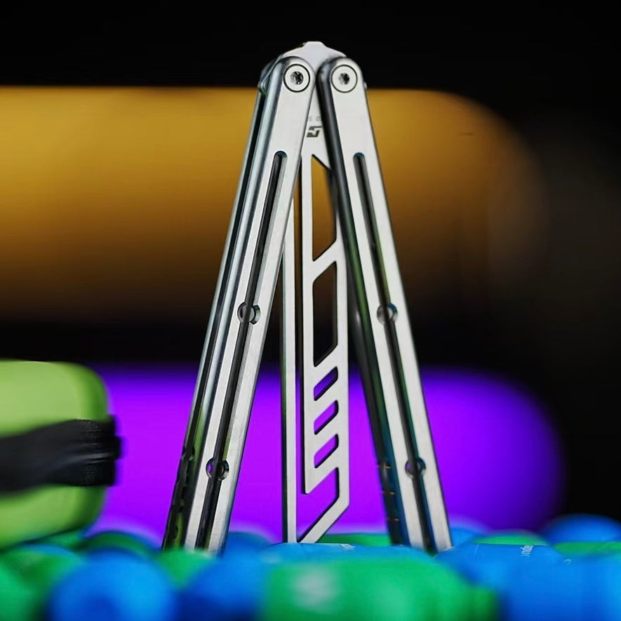 New ARMED SHARK Titanium Kraken V3 Balisong Trainer Clone