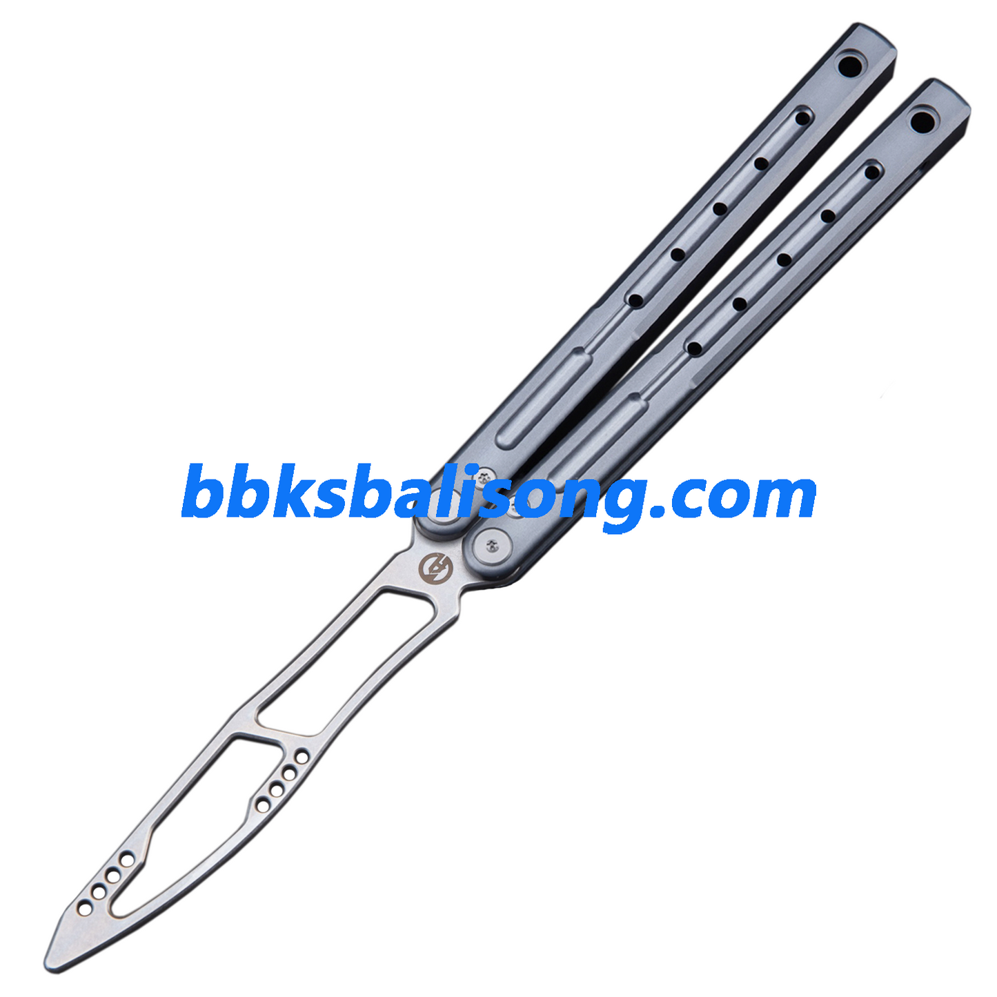 Maxace Phantom II Balisong Trainer 7075 Aluminium/Titanium Handle Bushings System