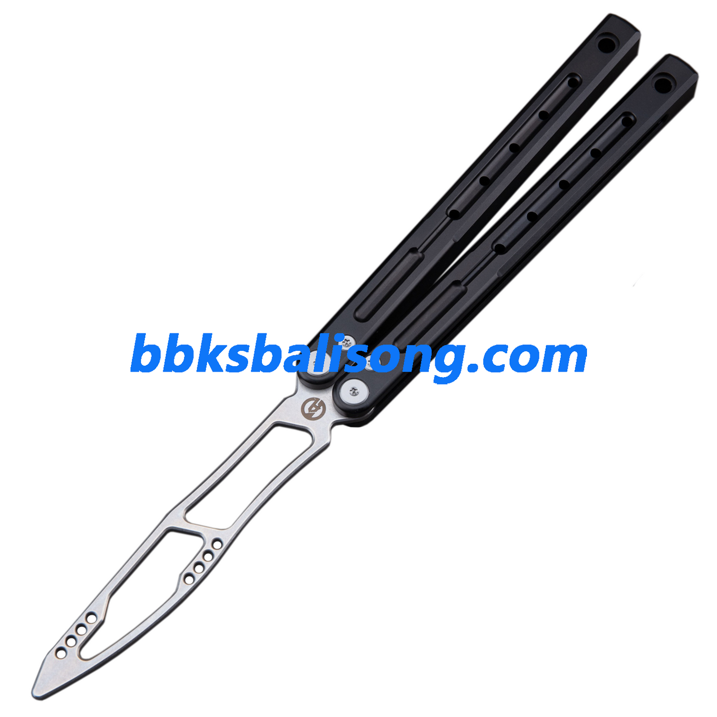 Maxace Phantom II Balisong Trainer 7075 Aluminium/Titanium Handle Bushings System