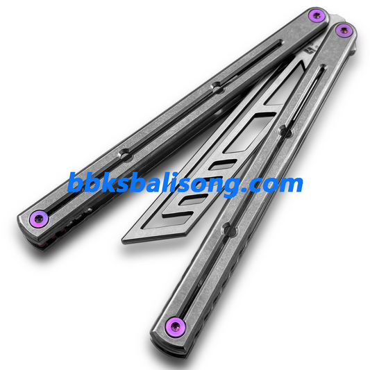 New ARMED SHARK Titanium Kraken V3 Balisong Trainer Clone
