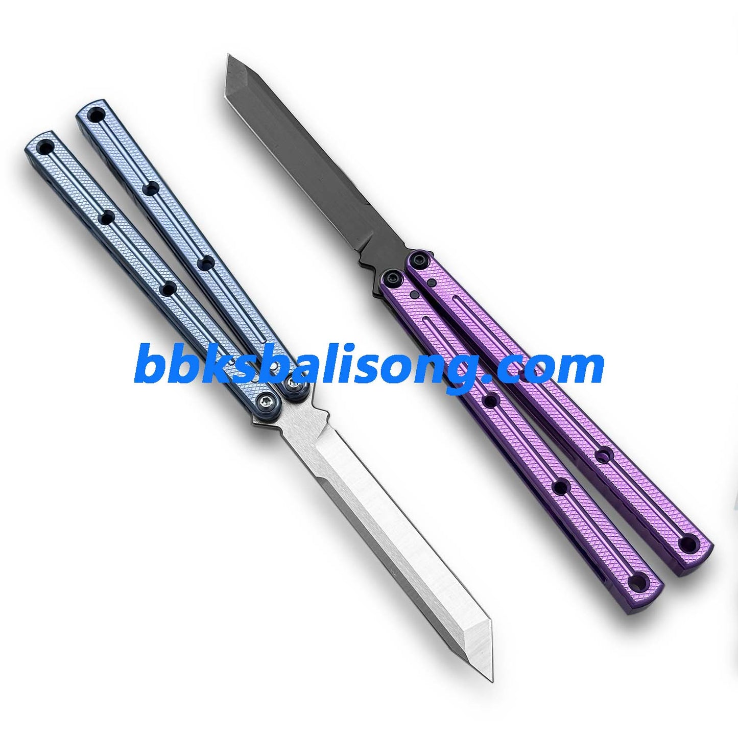 New Baliplus Krake Raken (Kraken) V2.5 Live Blade / False Edge Blade Balisong Clone