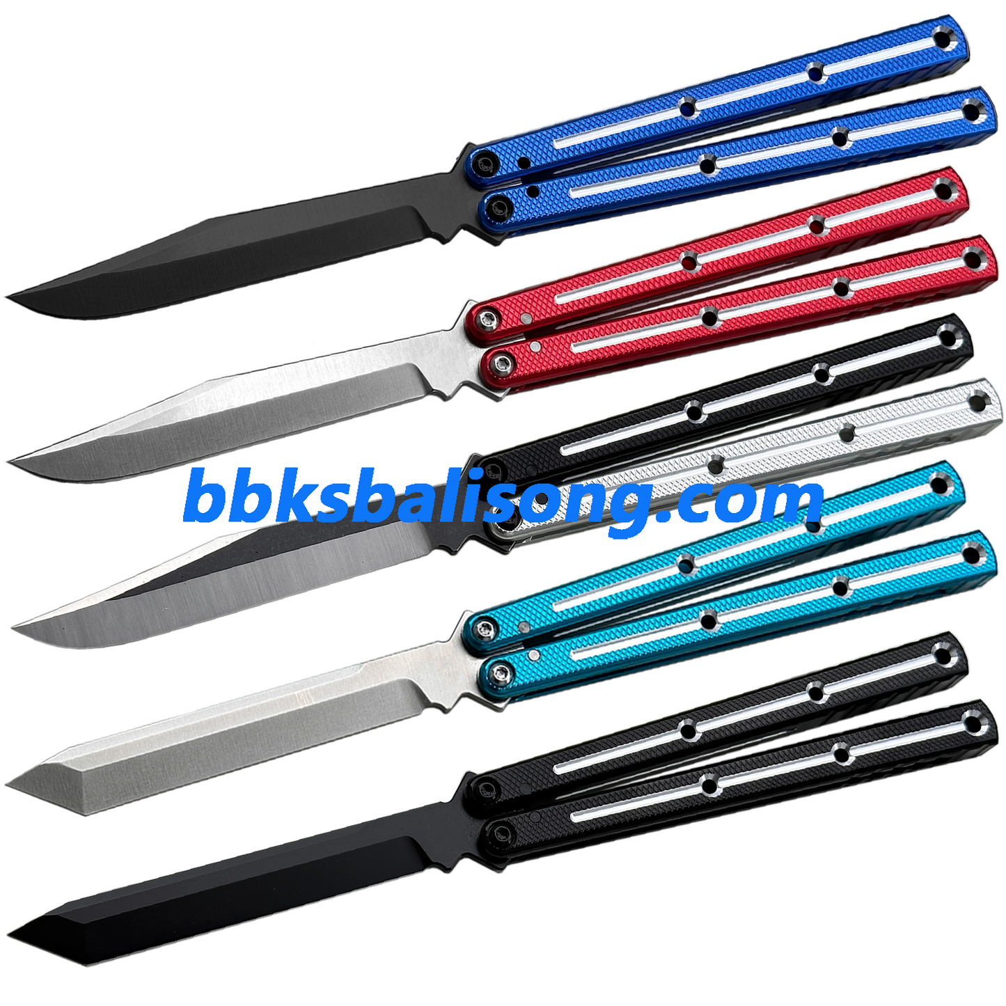 New Baliplus Krake Raken (Kraken) V2.5 Live Blade / False Edge Blade Balisong Clone