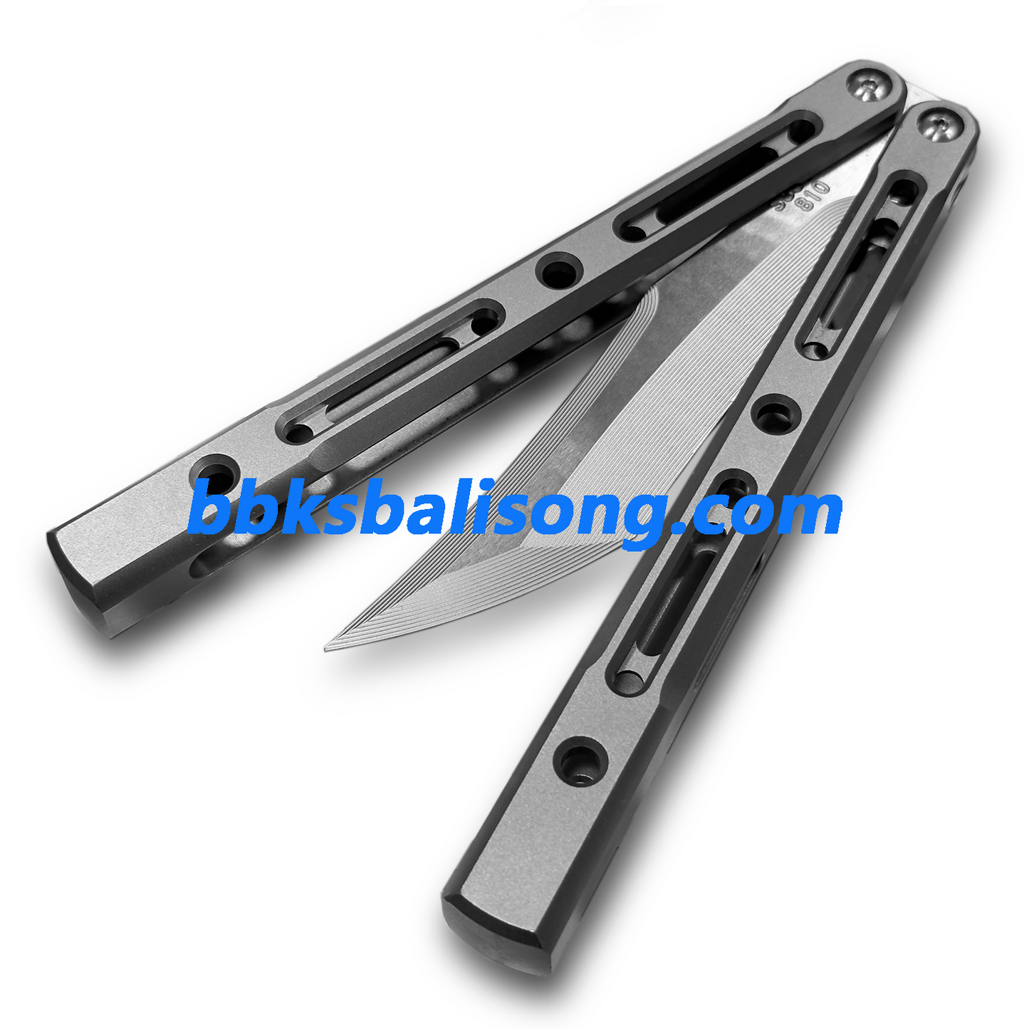 ZunMade New Monarch V1 Balisong Clone Titanium Handle Bushings System