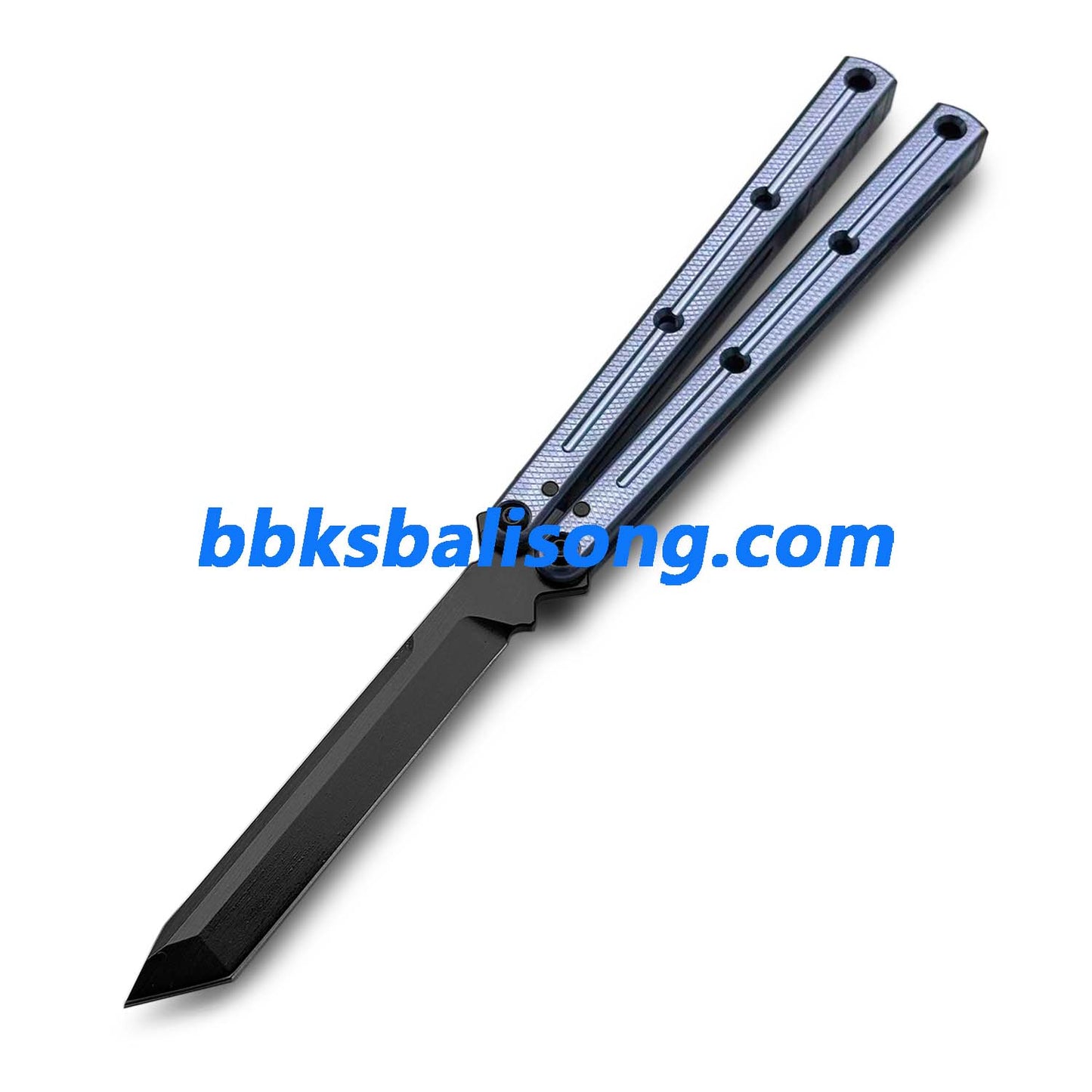 New Baliplus Krake Raken (Kraken) V2.5 Live Blade / False Edge Blade Balisong Clone