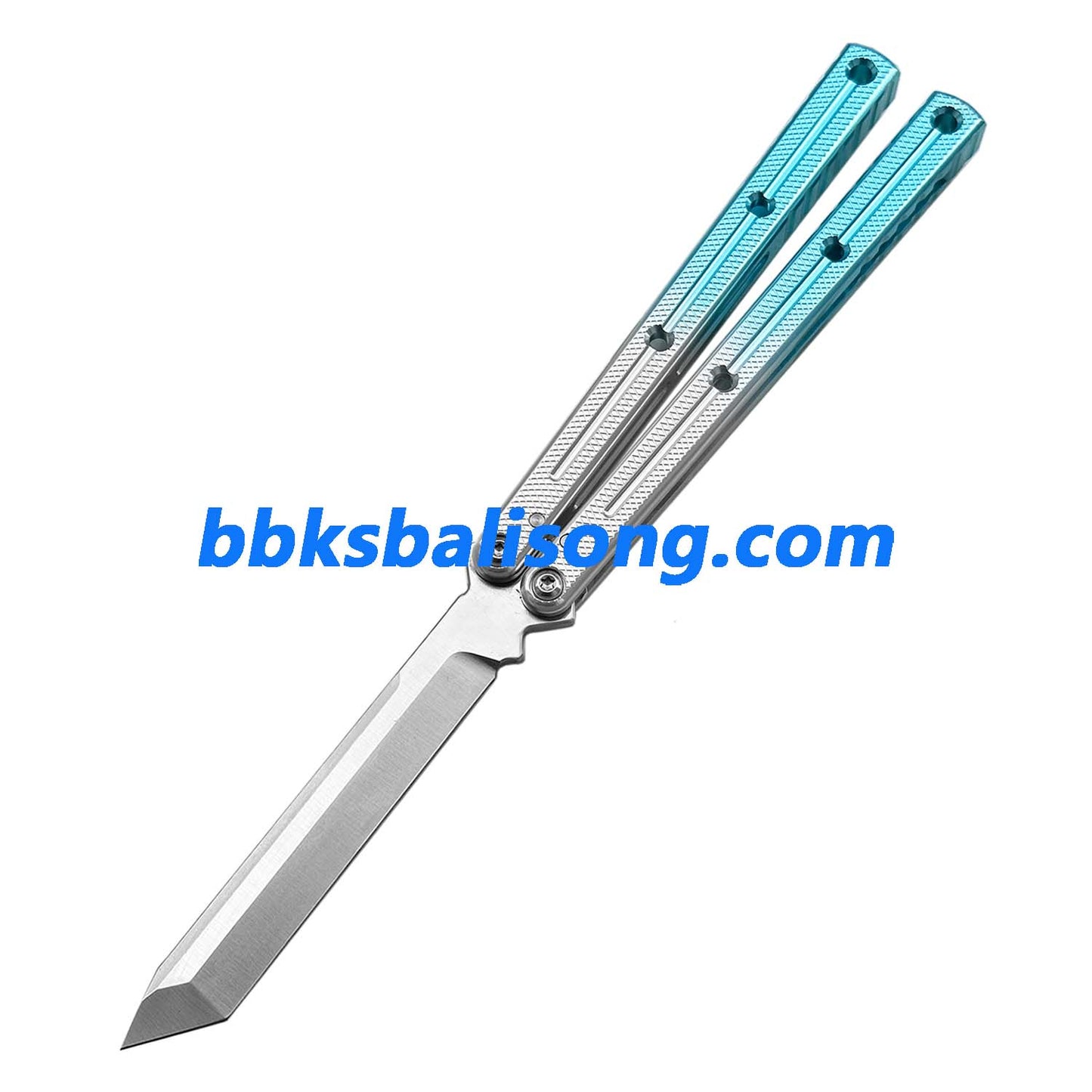 New Baliplus Krake Raken (Kraken) V3 Live Blade / False Edge Blade Balisong Clone