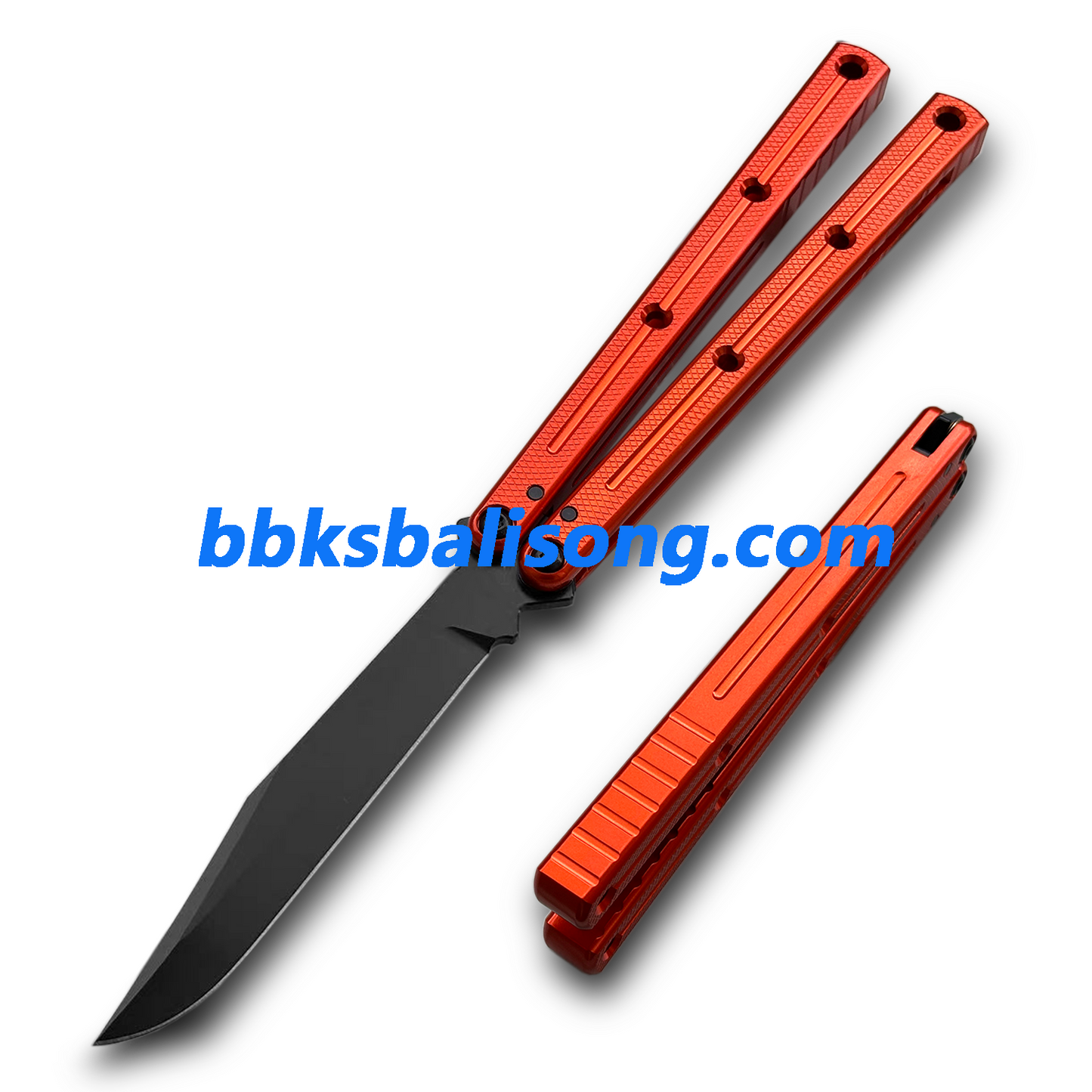New Baliplus Krake Raken (Kraken) V3 Live Blade / False Edge Blade Balisong Clone