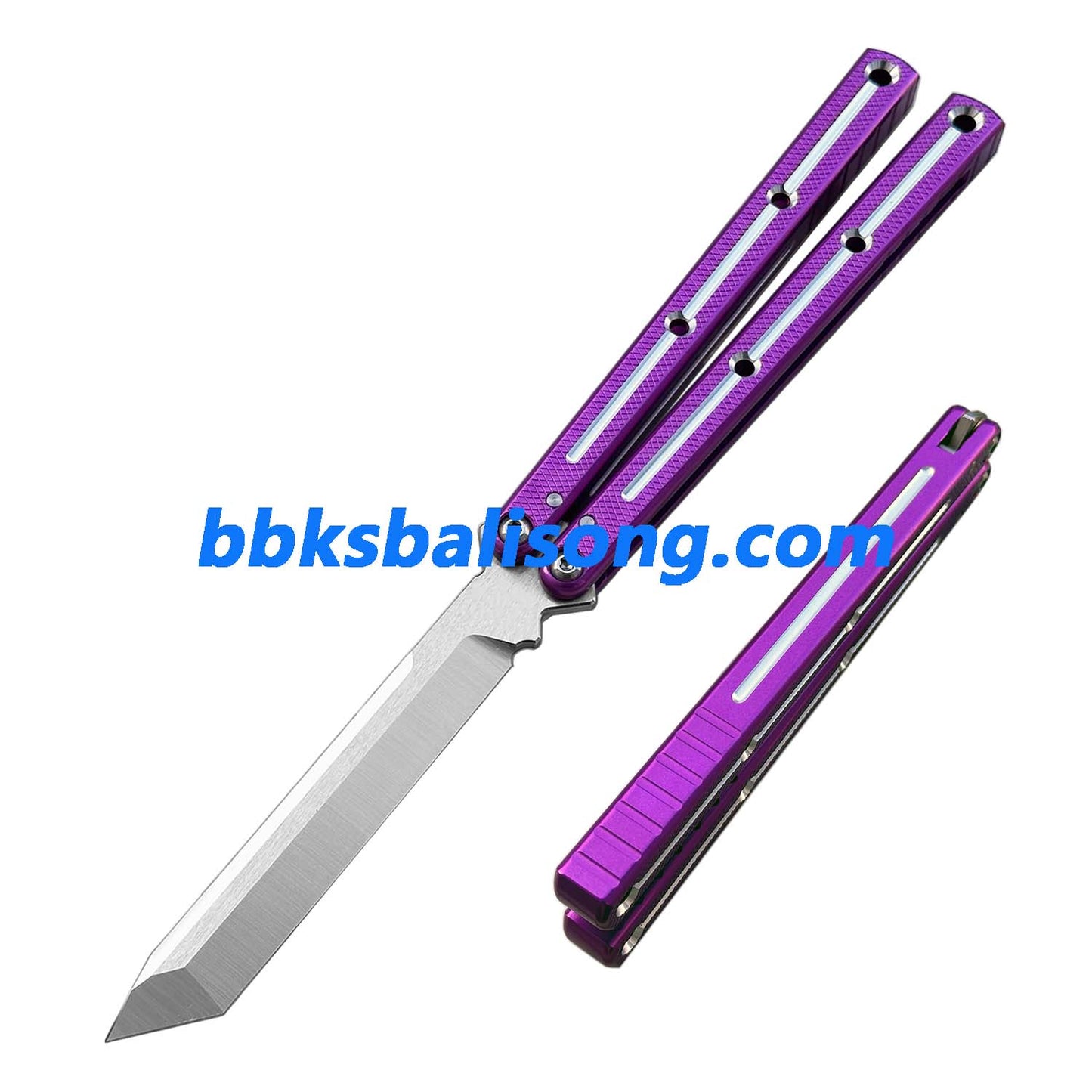 New Baliplus Krake Raken (Kraken) V2.5 Live Blade / False Edge Blade Balisong Clone