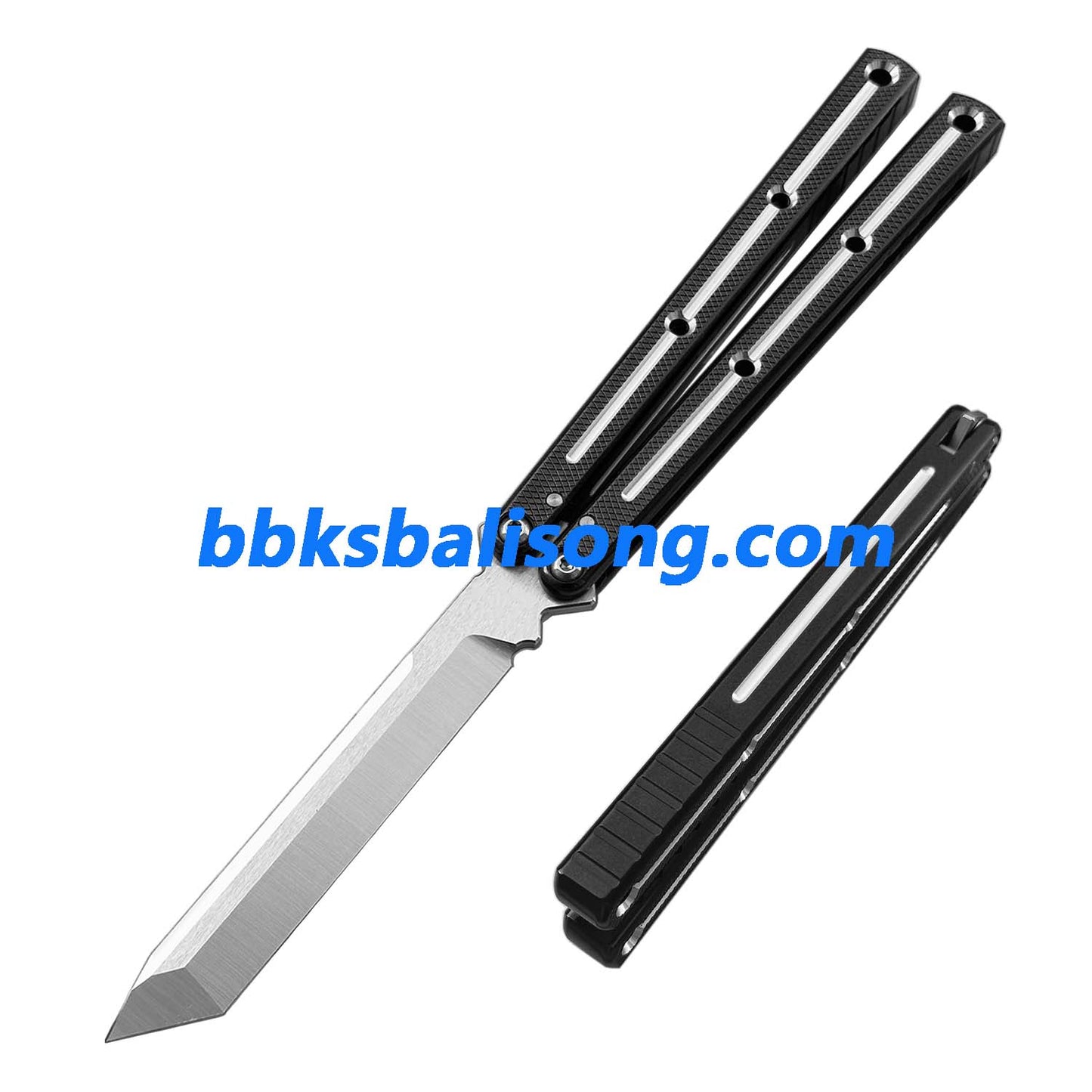 New Baliplus Krake Raken (Kraken) V2.5 Live Blade / False Edge Blade Balisong Clone