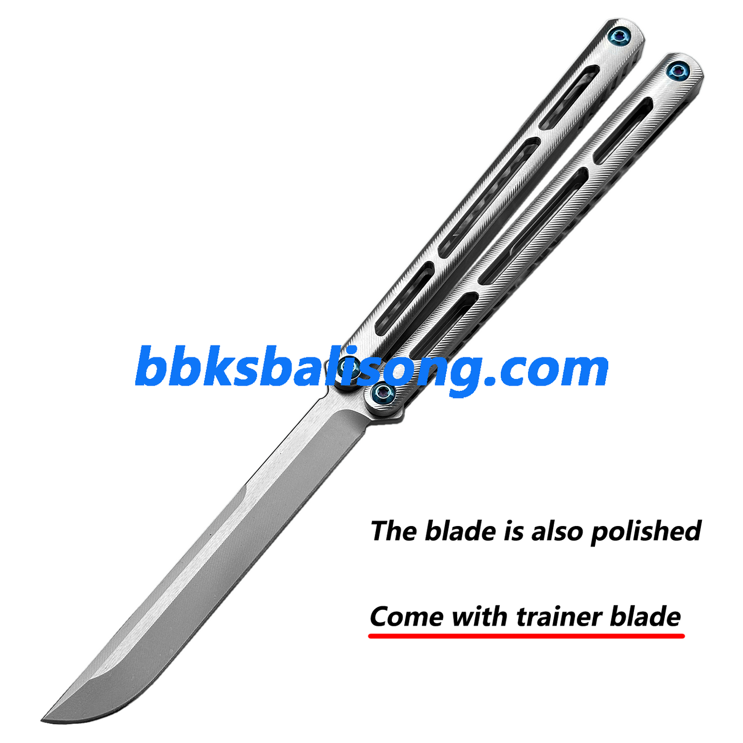 Baliplus Tsunami V4 Balisong Clone Titanium Handle Bushings System
